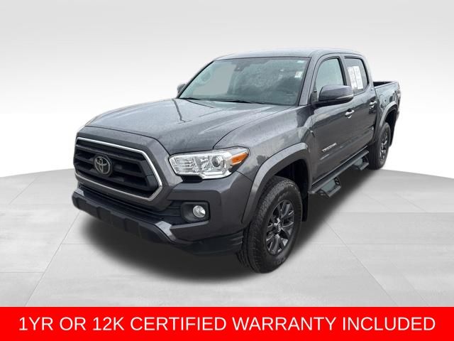 Magnetic Gray Metallic 2022 Toyota Tacoma SR5 V6 Double Cab RWD Pickup Truck 4X2 6-Speed Automatic