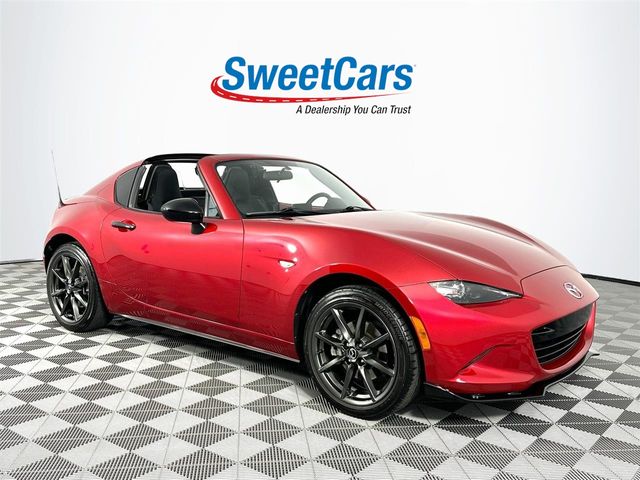 Soul Red Metallic 2017 Mazda MX-5 Miata RF Club RWD Convertible Rear-Wheel Drive 6-Speed Automatic
