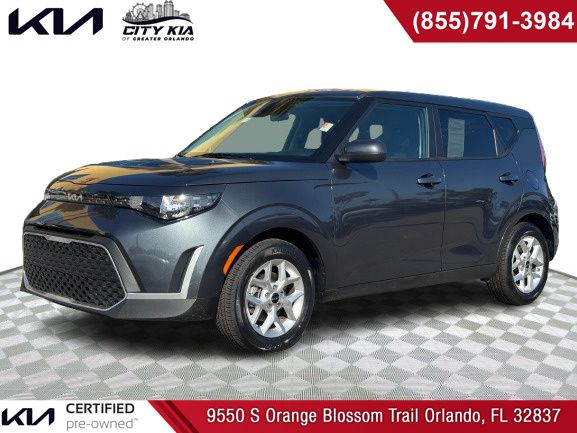 Gray 2025 Kia Soul LX FWD SUV / Crossover Front-Wheel Drive Continuously Variable Transmission