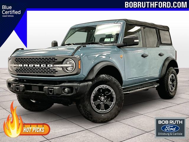 2022 Ford Bronco Badlands Gray at Phil Fitts Ford