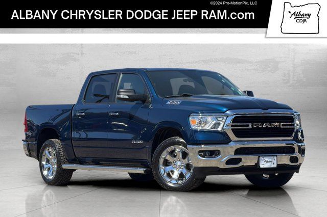 Patriot Blue Pearlcoat 2020 RAM 1500 Pickup Truck Four-Wheel Drive Automatic