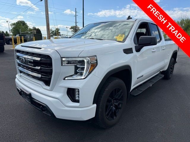 Summit White 2021 GMC Sierra 1500 Elevation Double Cab 4WD Pickup Truck Four-Wheel Drive 8-Speed Automatic