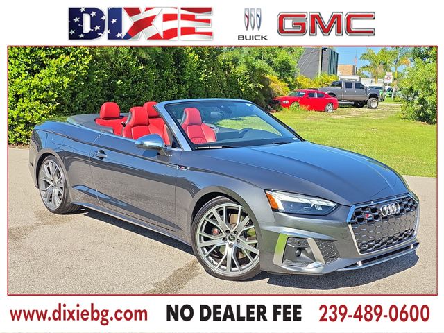 Gray 2024 Audi S5 Convertible All-Wheel Drive 8-Speed Automatic