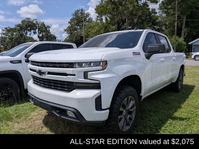 Summit White 2019 Chevrolet Silverado 1500 Pickup Truck Four-Wheel Drive 8-Speed Automatic