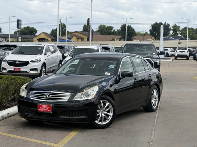 Black Obsidian 2008 INFINITI G35 Sedan Rear-Wheel Drive 5-Speed Automatic Overdrive