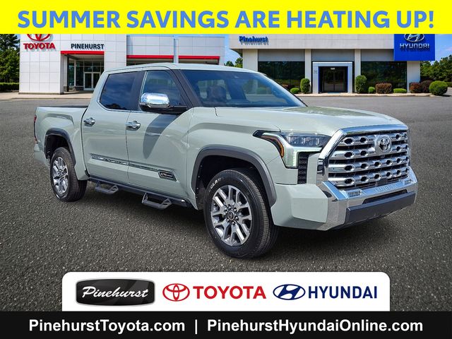 Green 2024 Toyota Tundra Pickup Truck Four-Wheel Drive Automatic