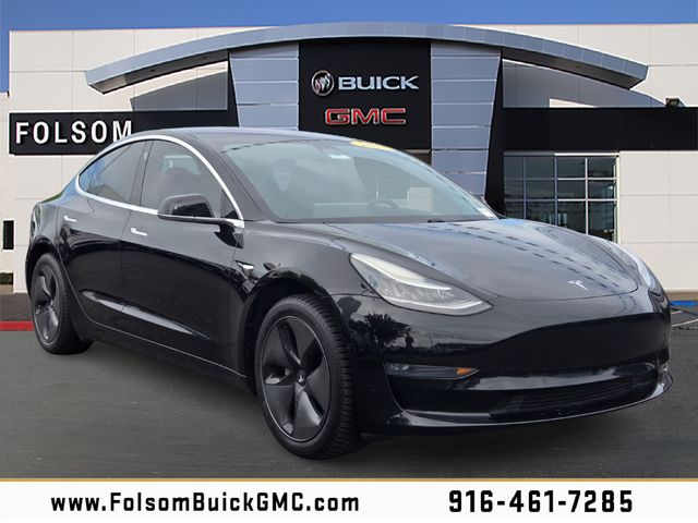 Black 2018 Tesla Model 3 Long Range AWD Sedan All-Wheel Drive 1-Speed Automatic