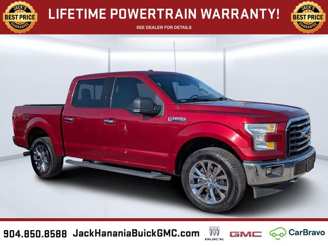 Ruby Red Metallic 2017 Ford F-150 Pickup Truck Four-Wheel Drive 6-Speed Automatic