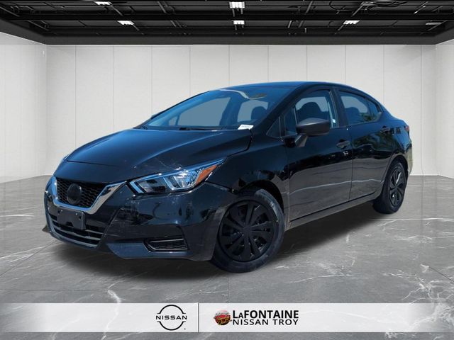 Super Black 2021 Nissan Versa Sedan Front-Wheel Drive Continuously Variable Transmission