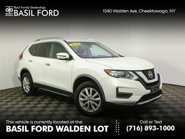 Pearl White Tricoat 2020 Nissan Rogue SUV / Crossover All-Wheel Drive Continuously Variable Transmission