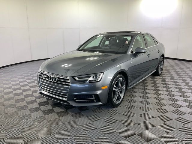 Monsoon Gray Metallic 2018 Audi A4 2.0 TFSI quattro Premium Plus AWD Sedan All-Wheel Drive 7-Speed Automatic