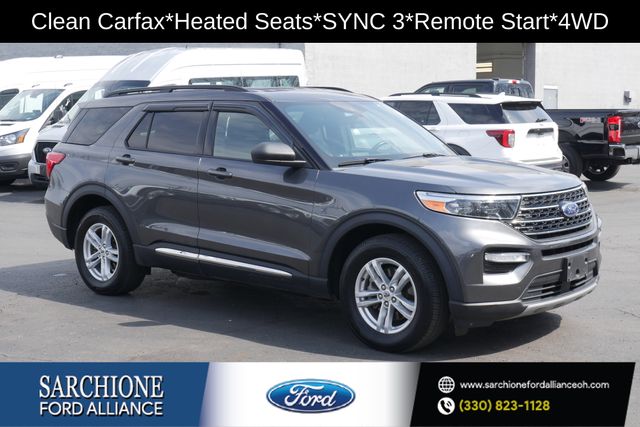 Gray (Magnetic Metallic) 2020 Ford Explorer XLT AWD SUV / Crossover All-Wheel Drive Automatic