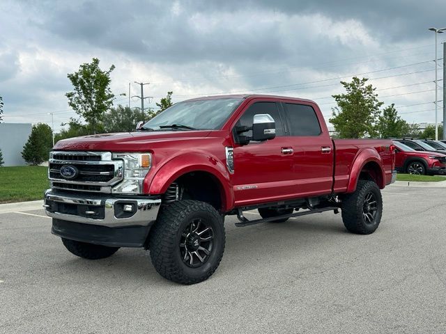 Red Metallic 2022 Ford F-250 Super Duty Pickup Truck Four-Wheel Drive Automatic