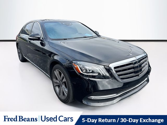 Black 2018 Mercedes-Benz S-Class S 560 4MATIC AWD Sedan All-Wheel Drive 9-Speed Automatic