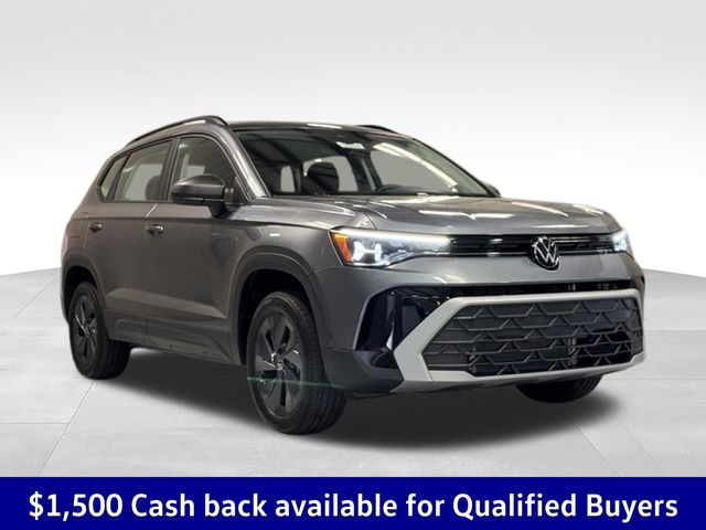Platinum Gray Metallic 2026 Volkswagen Taos SUV / Crossover Front-Wheel Drive 8-Speed Automatic