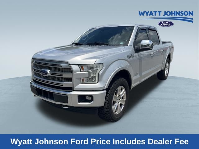 Ingot Silver 2017 Ford F-150 Pickup Truck Four-Wheel Drive Automatic