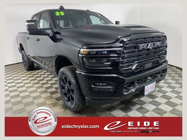 Diamond Black Crystal Pearlcoat 2025 RAM 2500 Pickup Truck Four-Wheel Drive 8-Speed Automatic