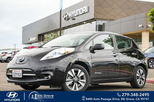 Super Black 2017 Nissan LEAF SL Hatchback Front-Wheel Drive Automatic