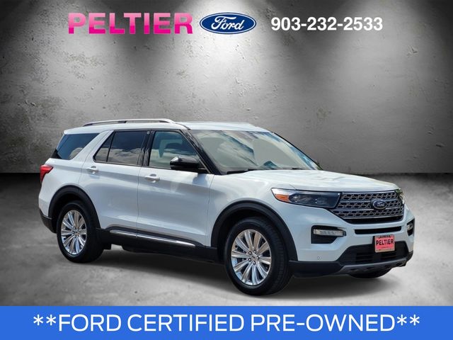 Oxford White 2020 Ford Explorer Limited RWD SUV / Crossover Rear-Wheel Drive Automatic