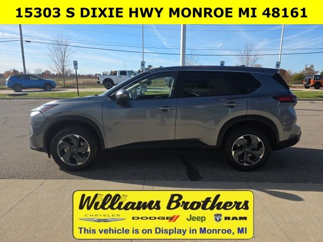 2024 Nissan Rogue SV - Gun Metallic exterior view 10