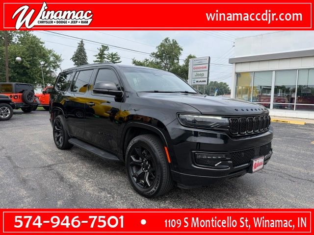 Diamond Black Crystal Pearlcoat 2024 Jeep Wagoneer SUV / Crossover Four-Wheel Drive 8-Speed Automatic