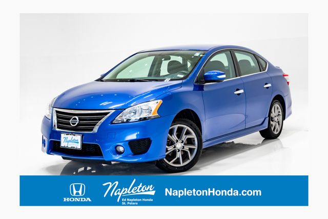 Metallic Blue 2015 Nissan Sentra Sedan Front-Wheel Drive Continuously Variable Transmission