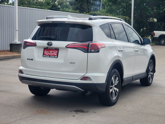 2018 Toyota RAV4 XLE White at Durrett Motor Company