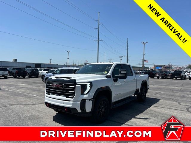White 2025 GMC Sierra 2500HD Pickup Truck Four-Wheel Drive Automatic