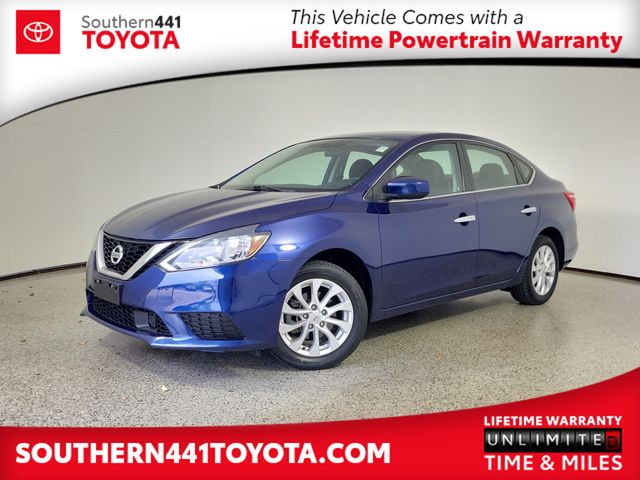 Deep Blue Pearl 2019 Nissan Sentra Sedan Front-Wheel Drive Continuously Variable Transmission
