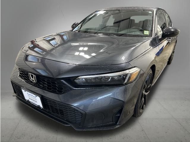 Meteorite Gray Metallic 2025 Honda Civic Hatchback Hatchback Front-Wheel Drive Continuously Variable Transmission