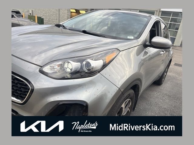 Steel Gray 2021 Kia Sportage SUV / Crossover Front-Wheel Drive 6-Speed Automatic Overdrive