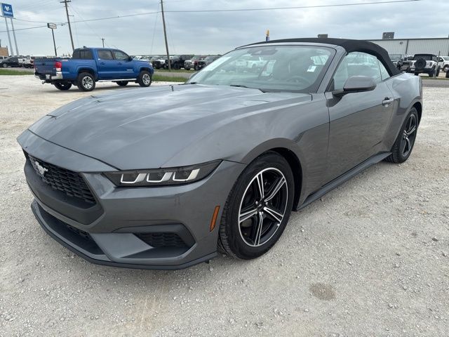 Gray Metallic 2024 Ford Mustang EcoBoost Premium Convertible RWD Convertible Rear-Wheel Drive Automatic