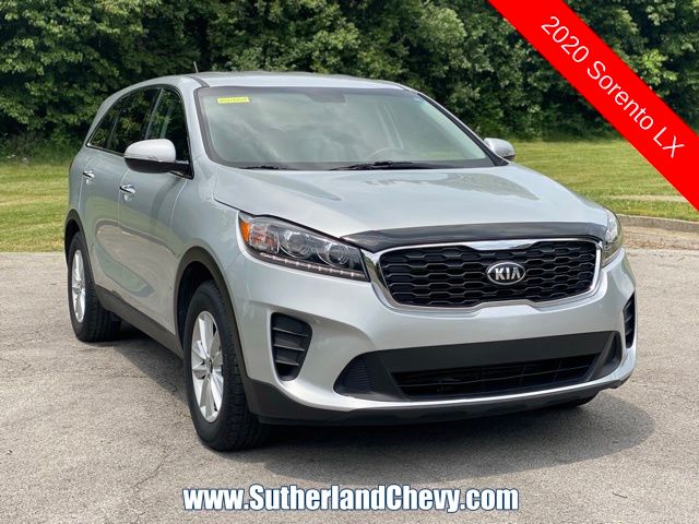 Sparkling Silver 2020 Kia Sorento LX FWD SUV / Crossover Front-Wheel Drive 6-Speed Automatic