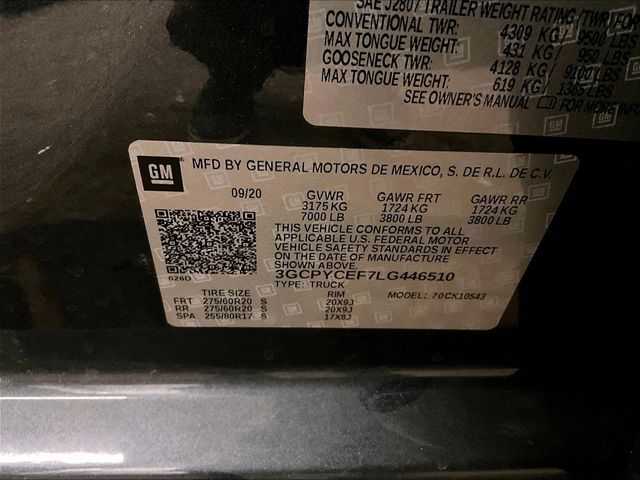 2020 Chevrolet Silverado 1500 Custom Trail Boss Gray at Klick Lewis Buick Chevrolet