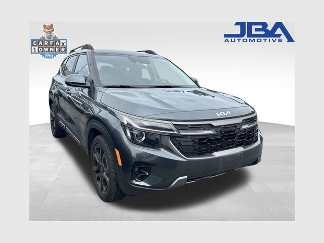 Gray 2024 Kia Seltos X-Line AWD SUV / Crossover All-Wheel Drive 8-Speed Automatic