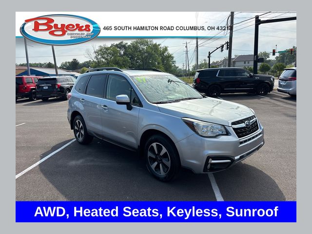 Ice Silver Metallic 2017 Subaru Forester SUV / Crossover All-Wheel Drive Continuously Variable Transmission