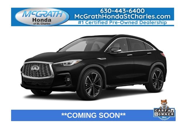 Black Obsidian 2022 INFINITI QX50 Essential AWD SUV / Crossover All-Wheel Drive Continuously Variable Transmission