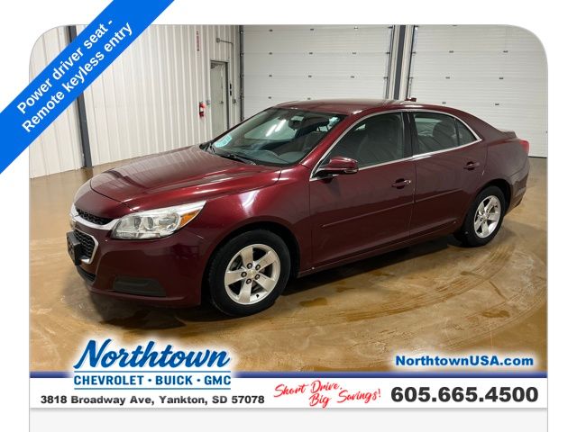 Butte Red Metallic 2015 Chevrolet Malibu 1LT FWD Sedan Front-Wheel Drive 6-Speed Automatic Overdrive