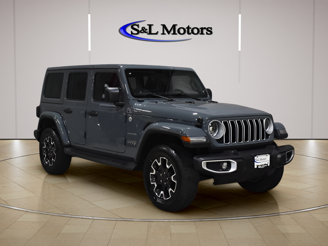Anvil Clear Coat 2024 Jeep Wrangler Sahara 4-Door 4WD SUV / Crossover Four-Wheel Drive 8-Speed Automatic