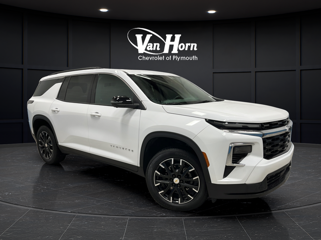 Summit White 2025 Chevrolet Traverse LT AWD SUV / Crossover Four-Wheel Drive 8-Speed Automatic