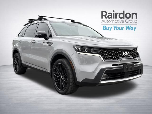 Gray 2022 Kia Sorento SUV / Crossover All-Wheel Drive 8-Speed Dual Clutch