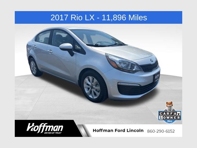 Bright Silver 2017 Kia Rio LX Sedan Front-Wheel Drive 6-Speed Automatic