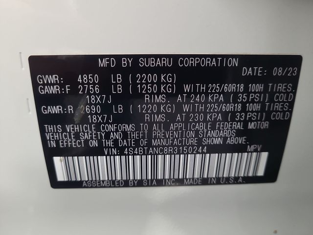 2024 – Subaru – Outback