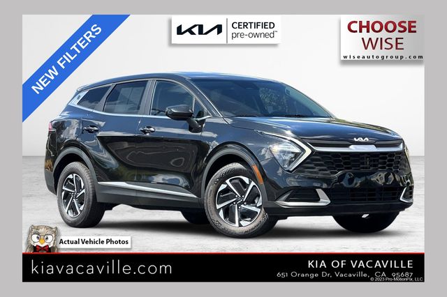 Fusion Black 2023 Kia Sportage Hybrid SUV / Crossover All-Wheel Drive 6-Speed Automatic