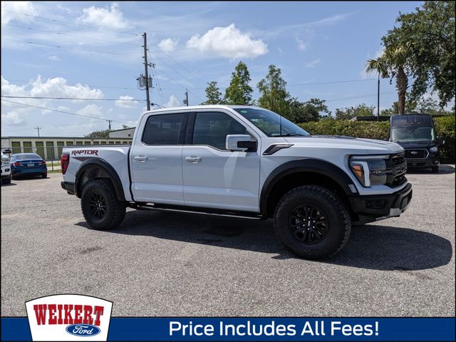 White Metallic 2025 Ford F-150 Pickup Truck Four-Wheel Drive Automatic