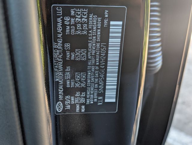 2027 Hyundai Santa Fe Calligraphy Black at Baytown Hyundai