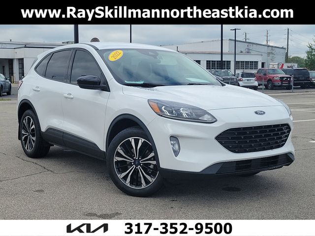 Oxford White 2022 Ford Escape SEL AWD SUV / Crossover All-Wheel Drive 8-Speed Automatic