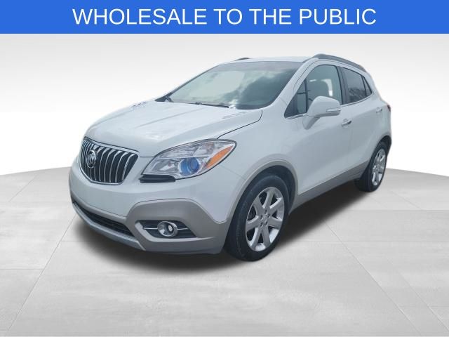 White Pearl Tricoat 2015 Buick Encore Leather FWD SUV / Crossover Front-Wheel Drive 6-Speed Automatic Overdrive