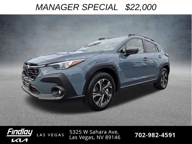 Blue Metallic 2024 Subaru Crosstrek SUV / Crossover All-Wheel Drive Continuously Variable Transmission