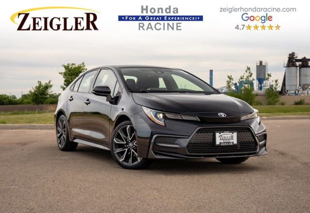 Black Sand Pearl 2021 Toyota Corolla Sedan Front-Wheel Drive Continuously Variable Transmission